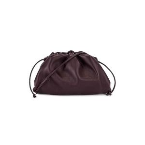 BOTTEGA VENETA- NEW Mini Pouch Crossbody Bag- Grape & Gold
